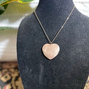 Peal Heart Necklace